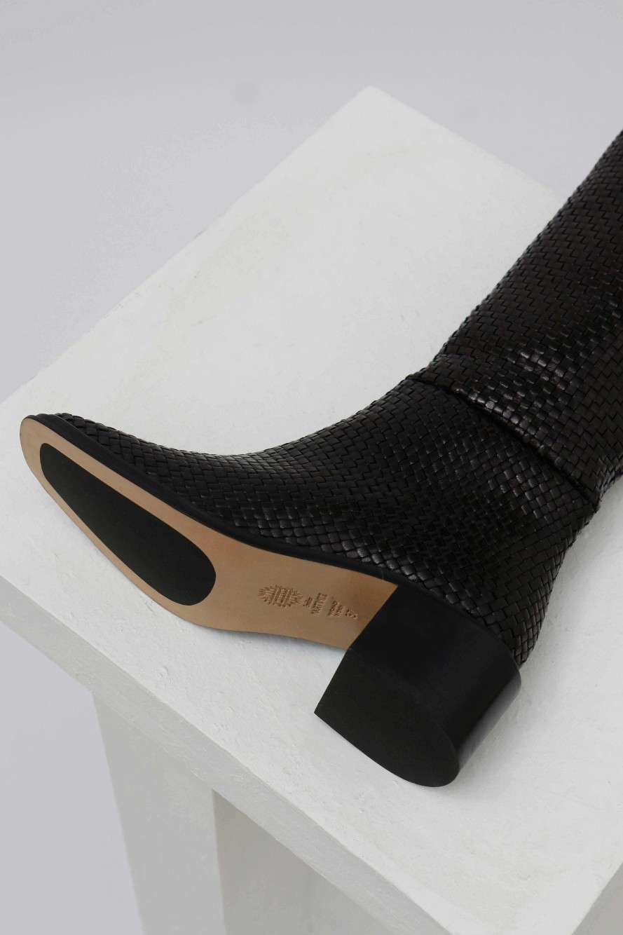 Tisse|Bottes Hautes|Bottes|Collection Hiver Souliers Martinez | Olivia