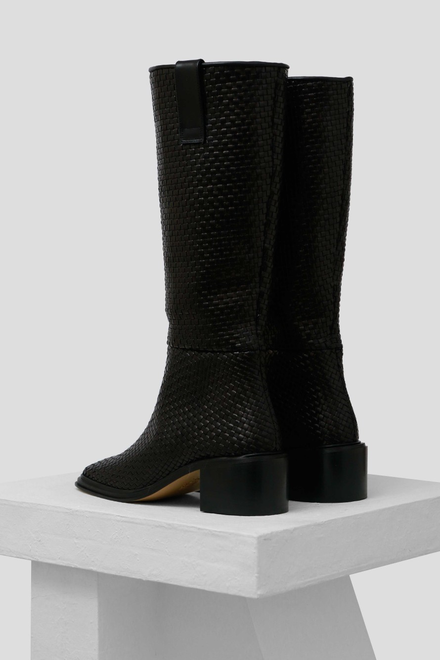 Tisse|Bottes Hautes|Bottes|Collection Hiver Souliers Martinez | Olivia