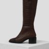 Tisse|Bottes Hautes|Bottes|Ventes D'Automne|Collection Hiver Souliers Martinez | Olivia