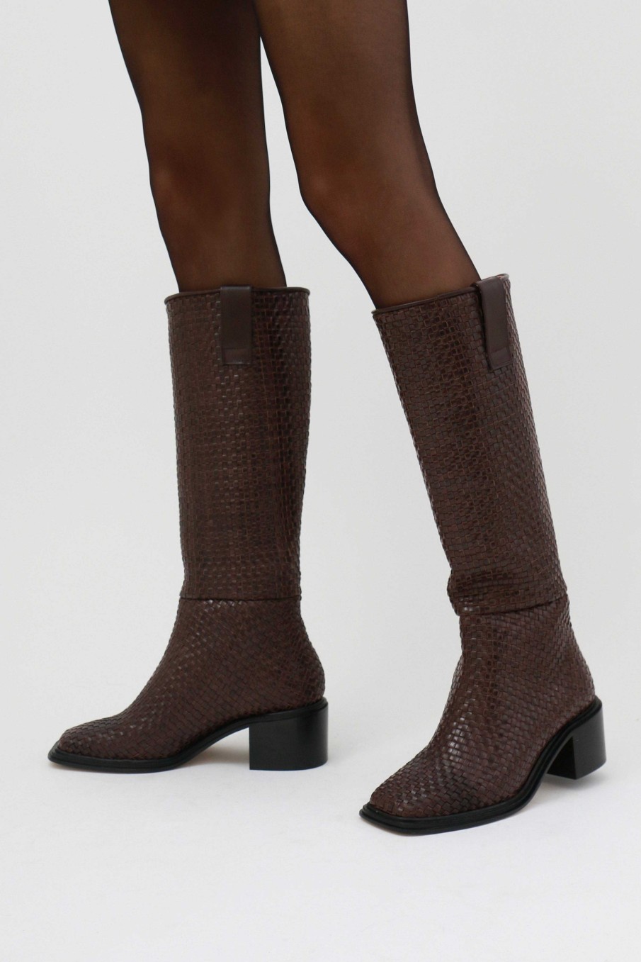 Tisse|Bottes Hautes|Bottes|Ventes D'Automne|Collection Hiver Souliers Martinez | Olivia